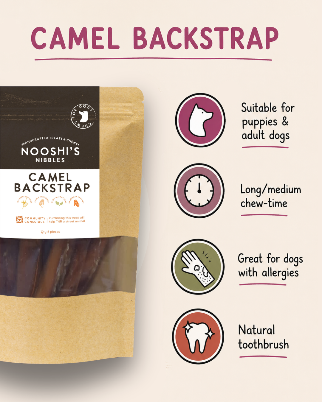 Camel Backstrap
