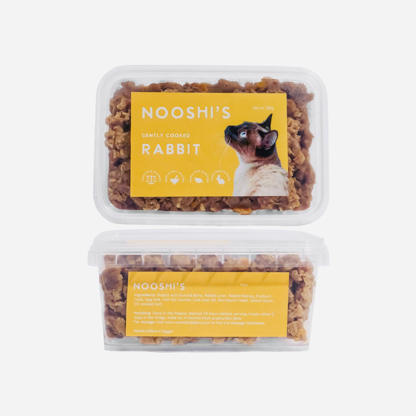 Gently Cooked Rabbit for Cats – Nooshi's