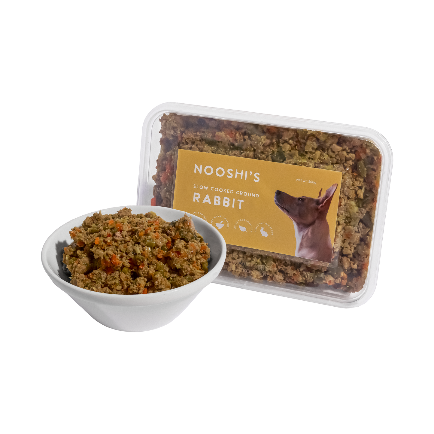 Slow-Cooked Ground Rabbit for Dogs – Nooshi's